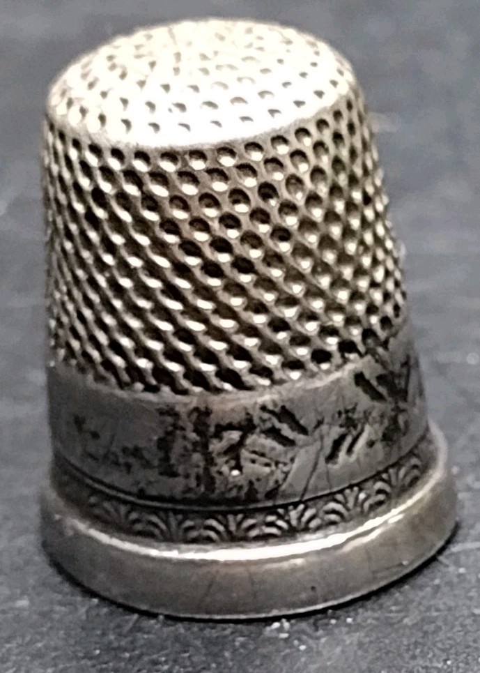 Vintage Sterling Silver Thimble