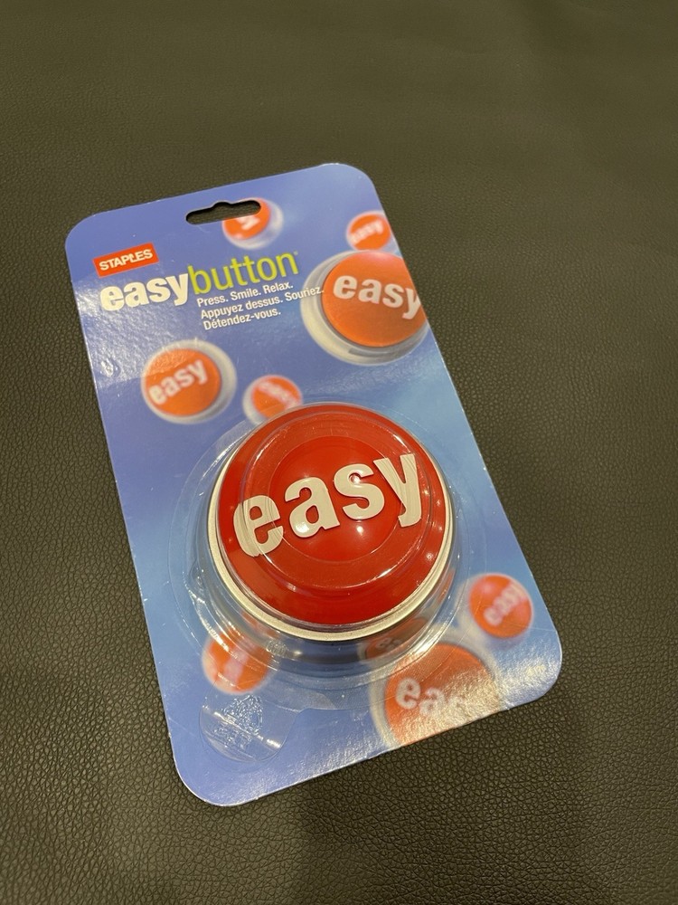 Staples That Was Easy Button Brand New