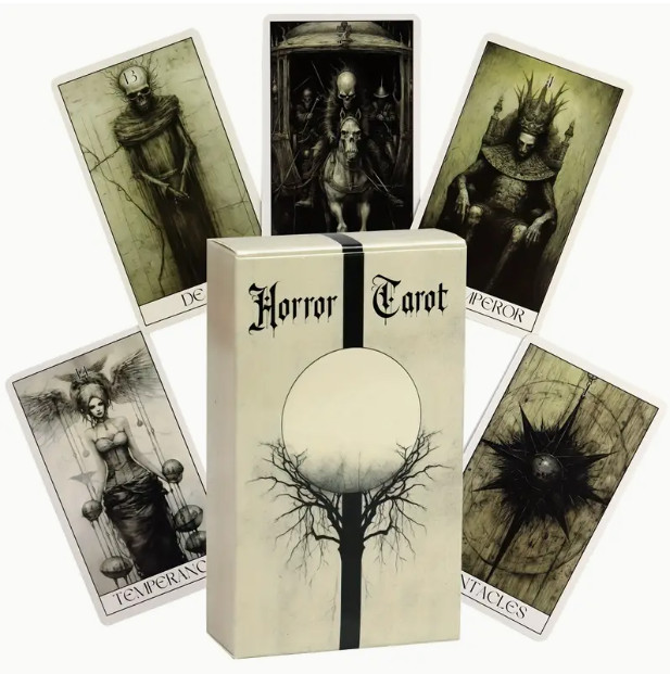 Horror Tarot Deck 78 Major & Minor Arcana Divination BLK1112