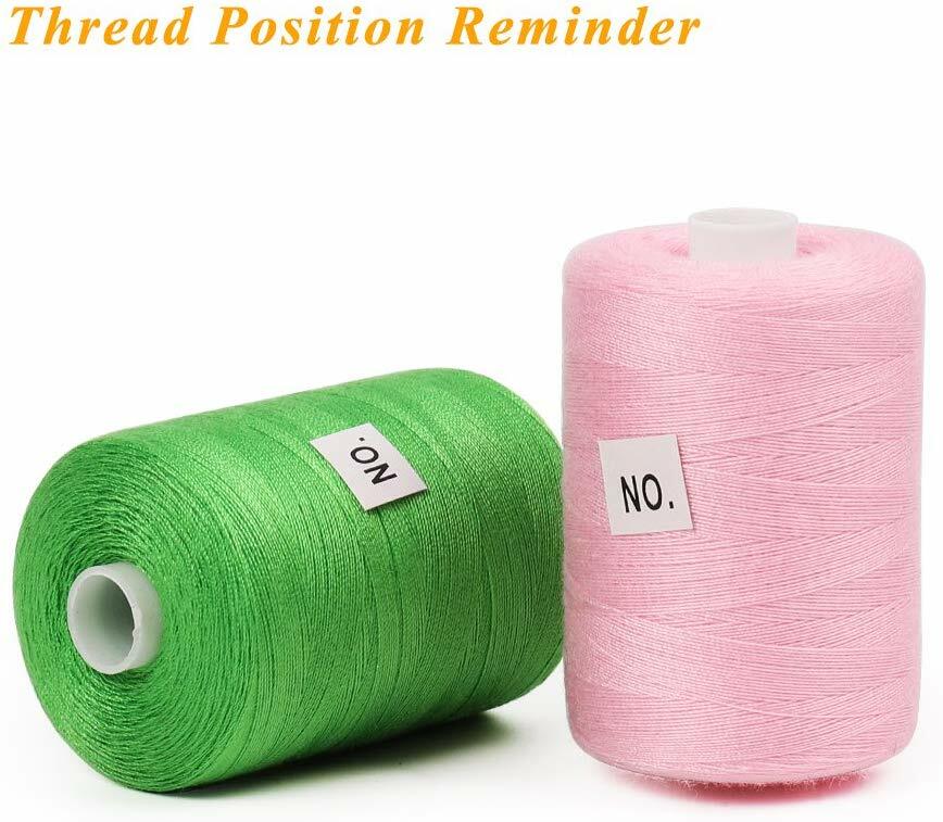 1000 Yards Cotton Sewing Thread Sets Spools Thread for Sewing Machine 24 Colors