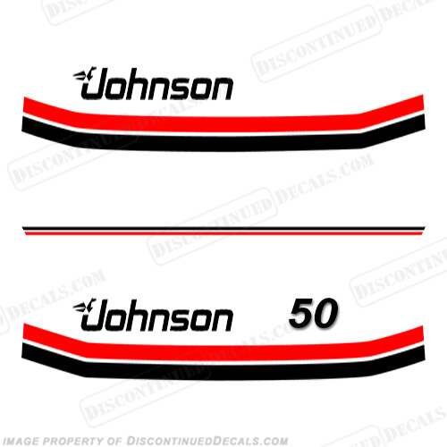 Fits Johnson 1983 50hp Decals