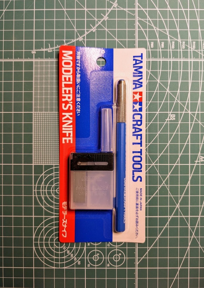 Tamiya Craft Tools Modeler's Knife (Blue) 69943