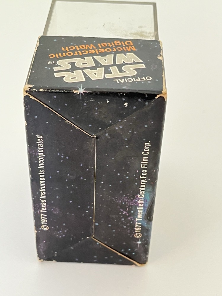 1977 Star Wars Texas Instruments Microelectronic Digital Damaged Watch & Case