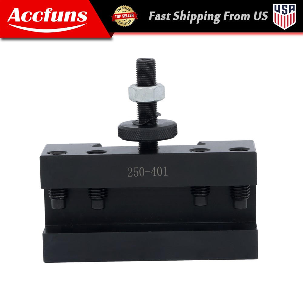 CA Quick Change Turning and Facing Lathe Tool Post Holder 250-401 US