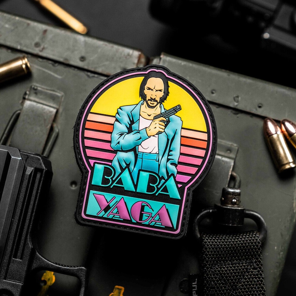 John Wick Miami Vice Mashup PVC Morale Patch