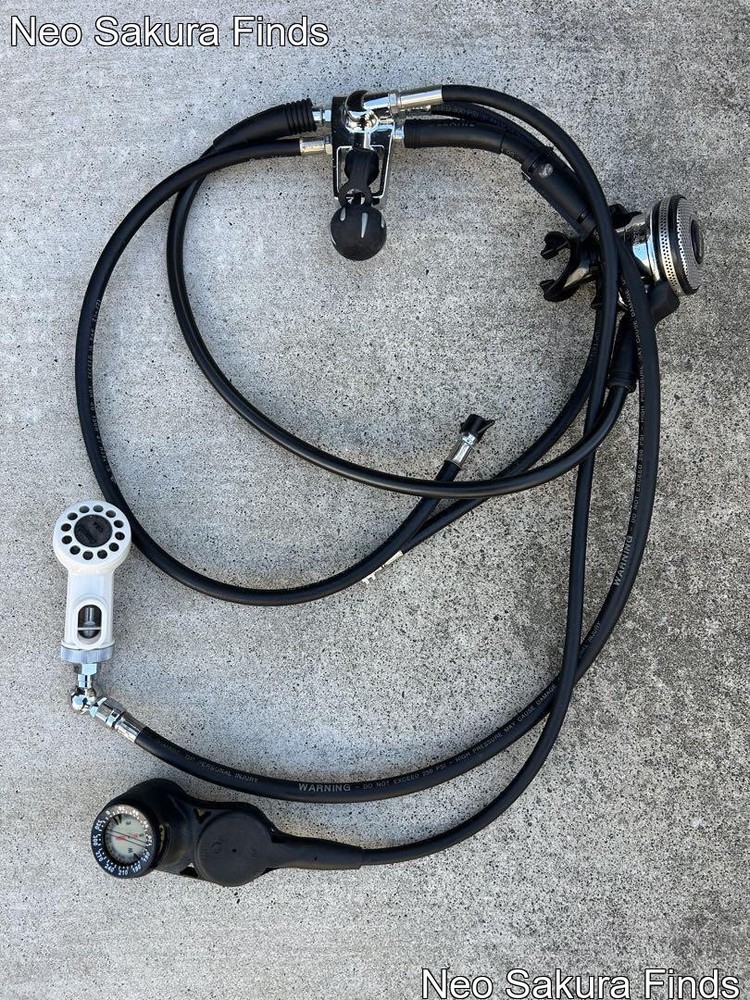 Mares Aqua Lung BCD Jacket Regulator Set - Needs Overhaul, Used