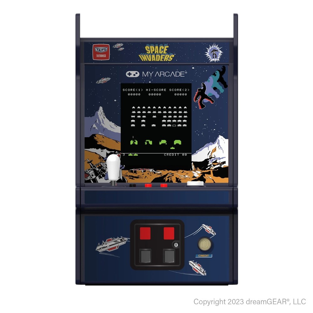My Arcade Micro Player Pro Space Invaders Portable Arcade Game System