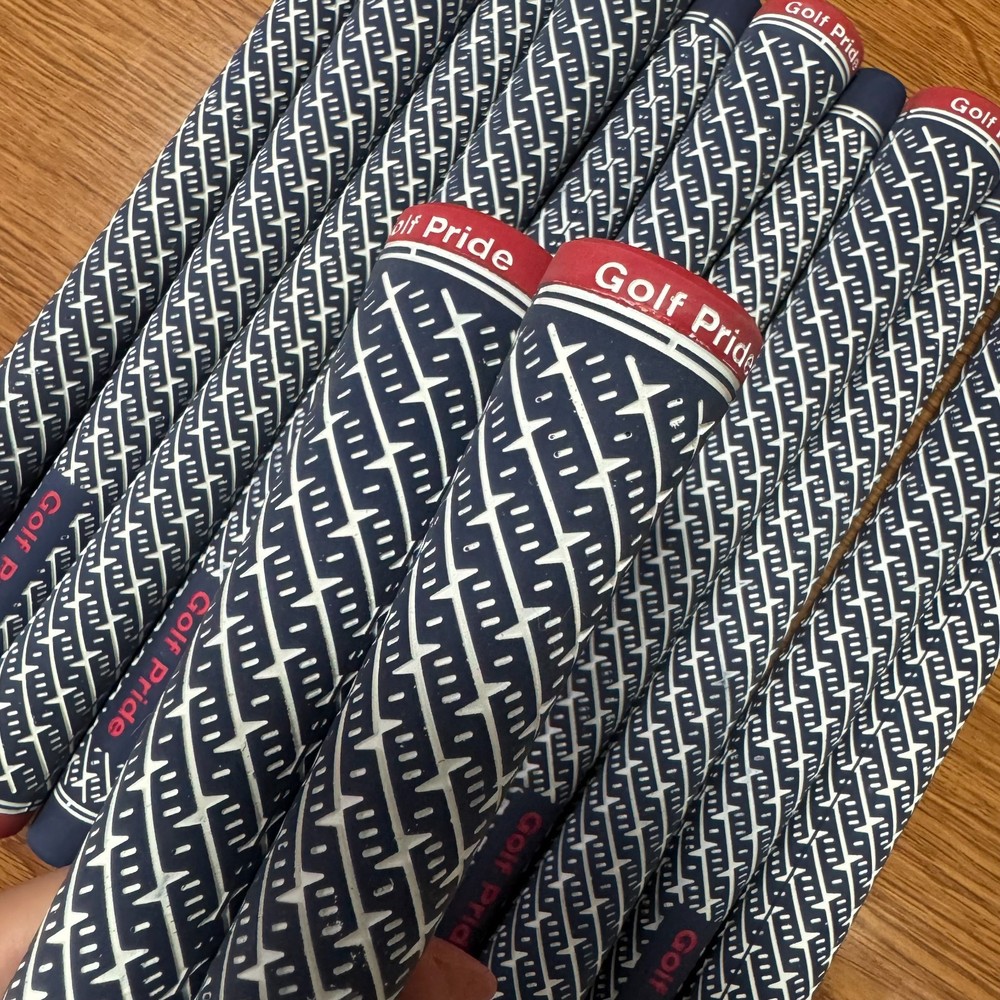 US 13-Piece Set Golf Pride Z-Grip Red Lightning Pattern Golf Grip Midsize