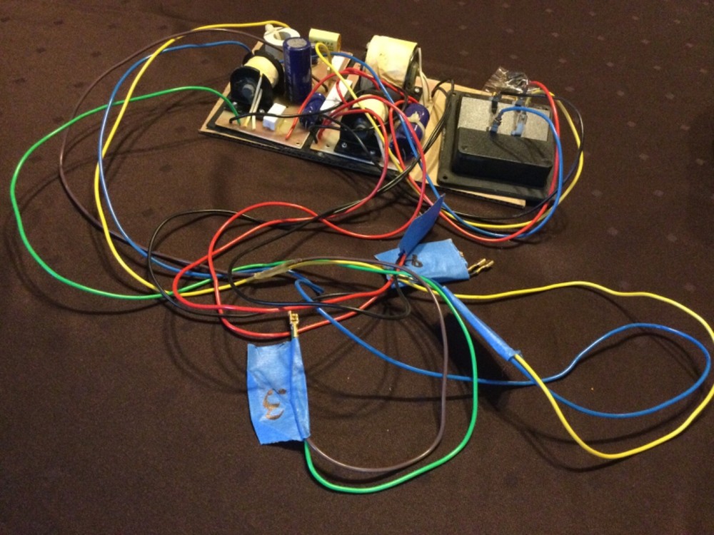 WHARFEDALE SAPPHIRE SP-89 WORKING SPEAKER PARTS - Complete Crossover Assembly