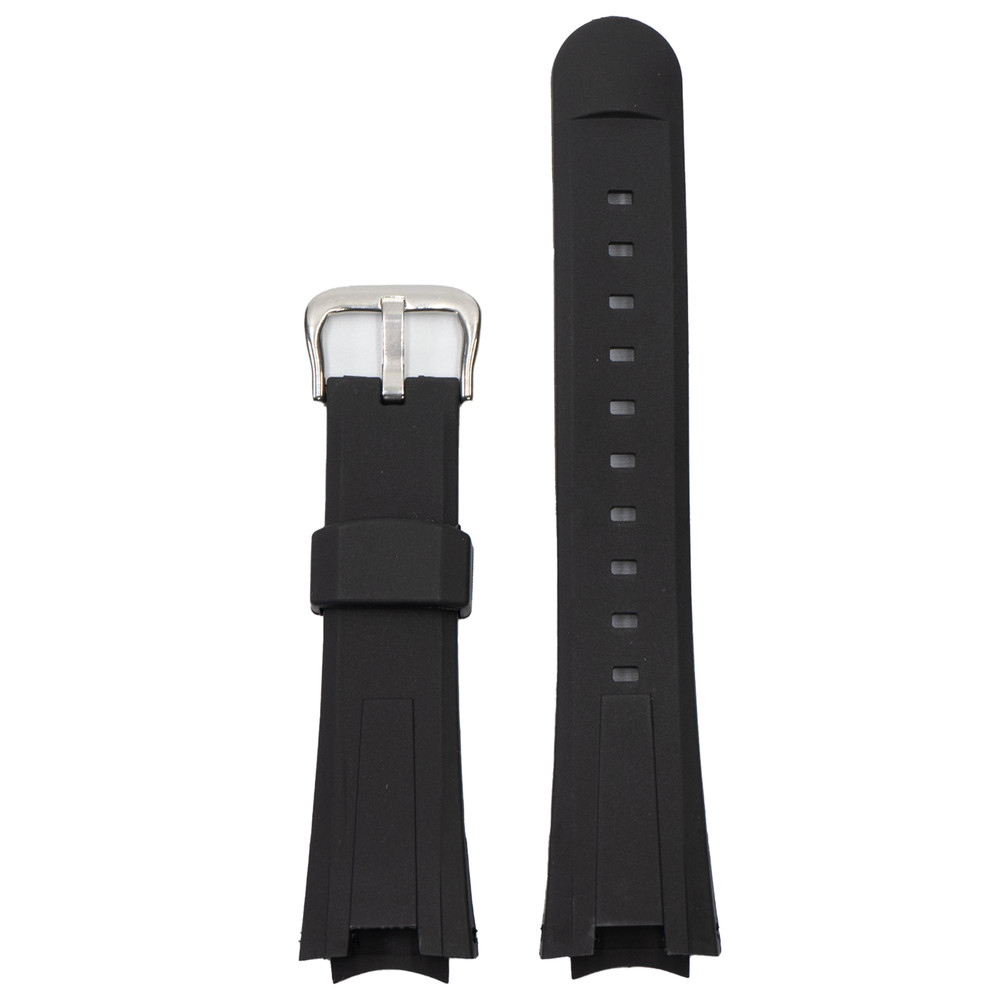 Casio Black Rubber Watch Band Strap F305