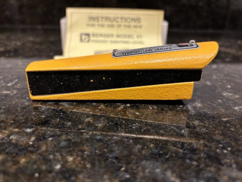 Berger Instruments Model 41 Pocket Sighting Level