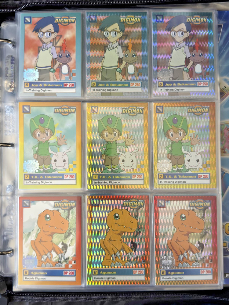 1999 DIGIMON UPPER DECK MASTER SET HOLO SERIES 1+2 PRE-RELEASE+ULTIMATE - 5 SETS