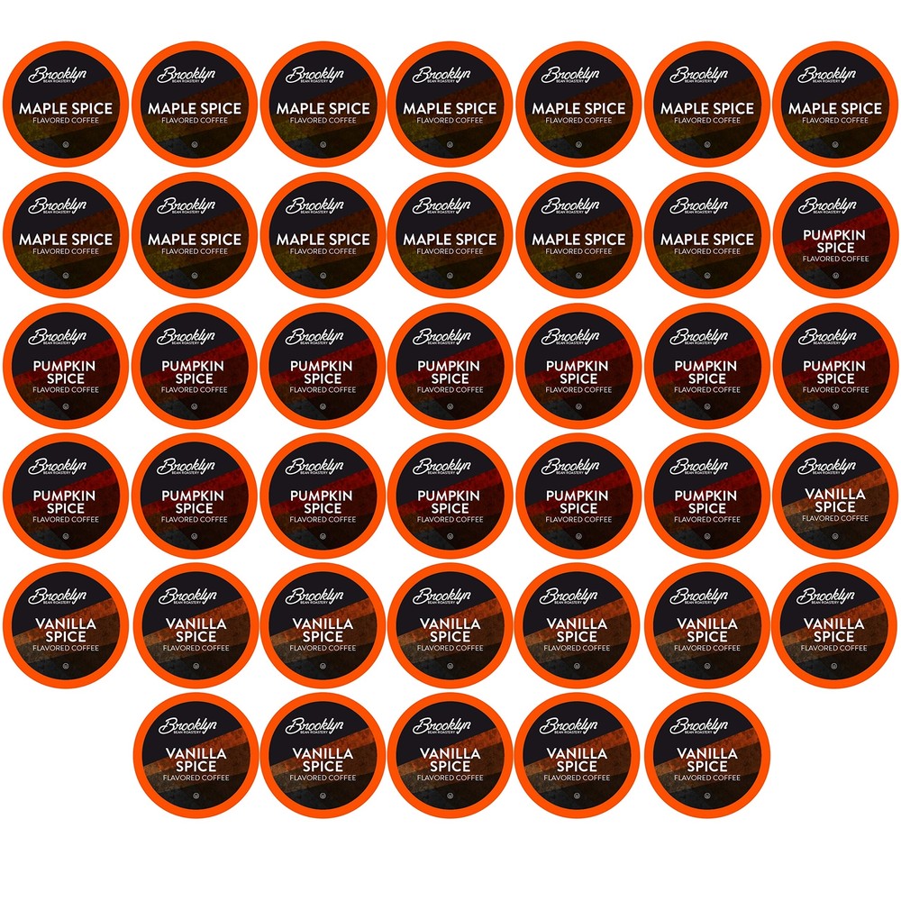 Roastery Coffee Pods Fall Flavored Variety Pack Sampler Pumpkin Maple Vanilla...
