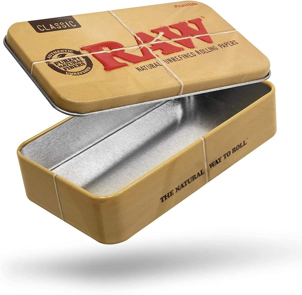 RAW Dogwalkers 70/45 Size Cone Bundle with Protective Tin Box