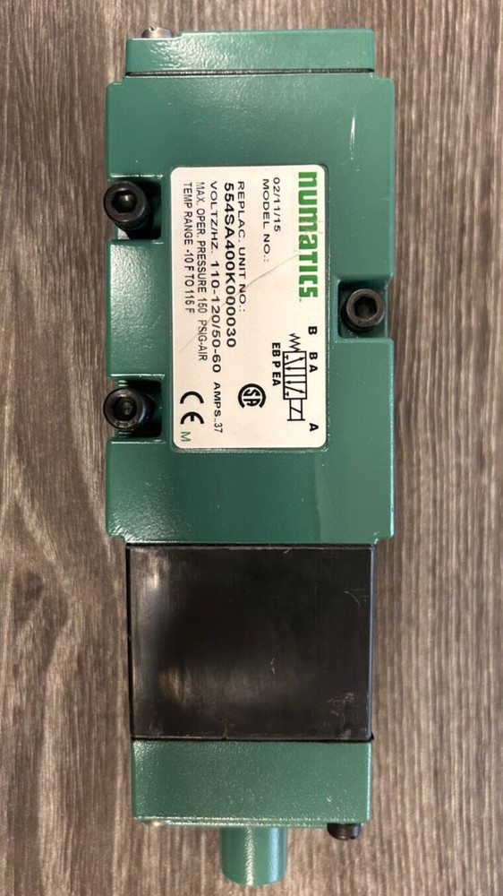 Numatics 554SA400K000030 Solenoid Valve