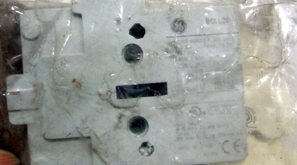 GE Auxiliary Contact Block BCLL20