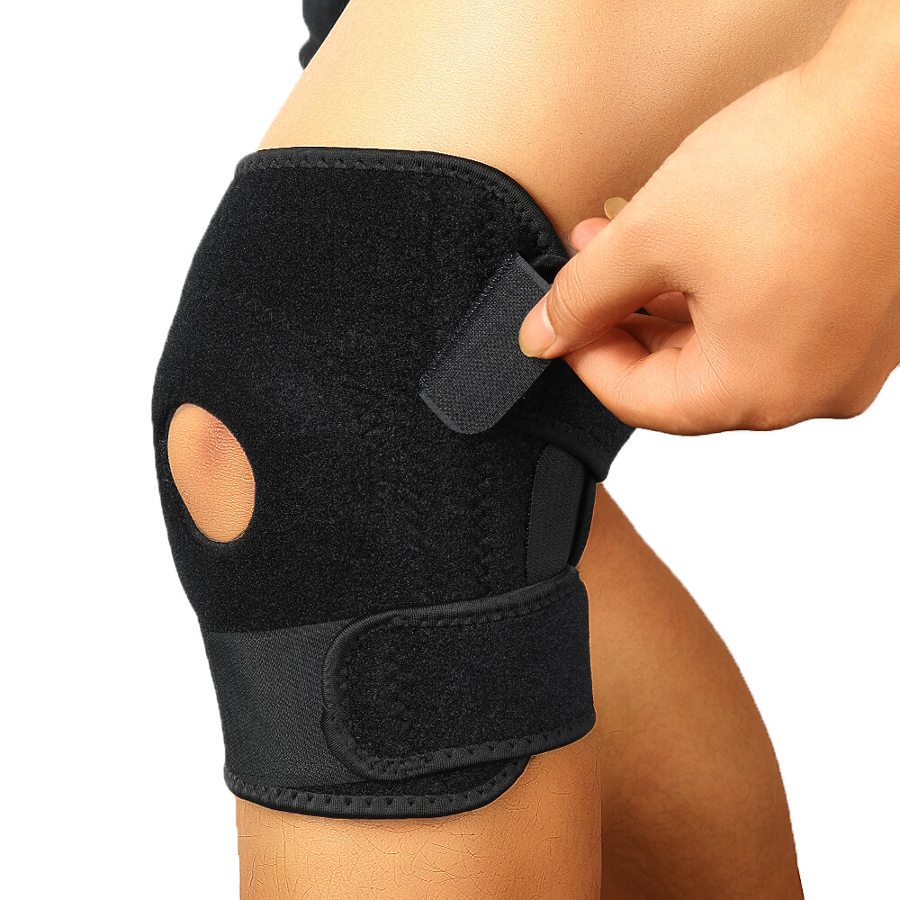 Knee Brace Compression Sleeve Support Sport Joint Arthritis Patella Stabilizer