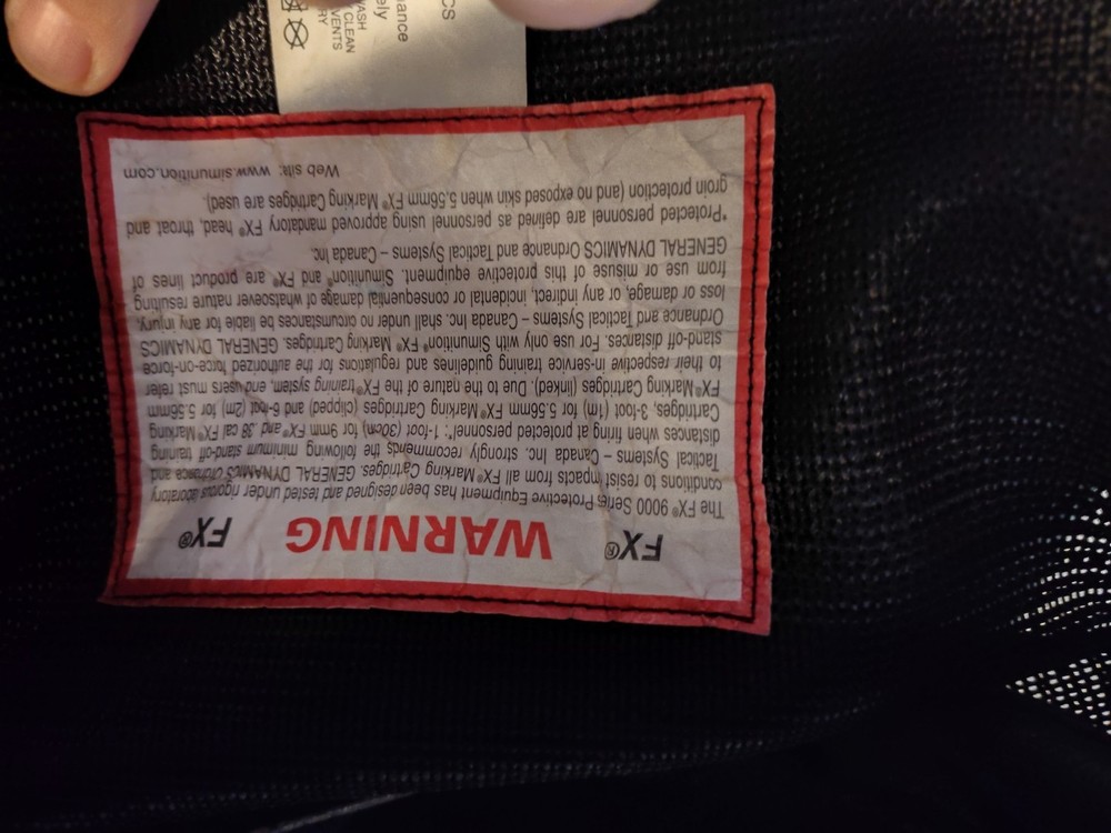 FX Simunition 9000 Paintball Helmet