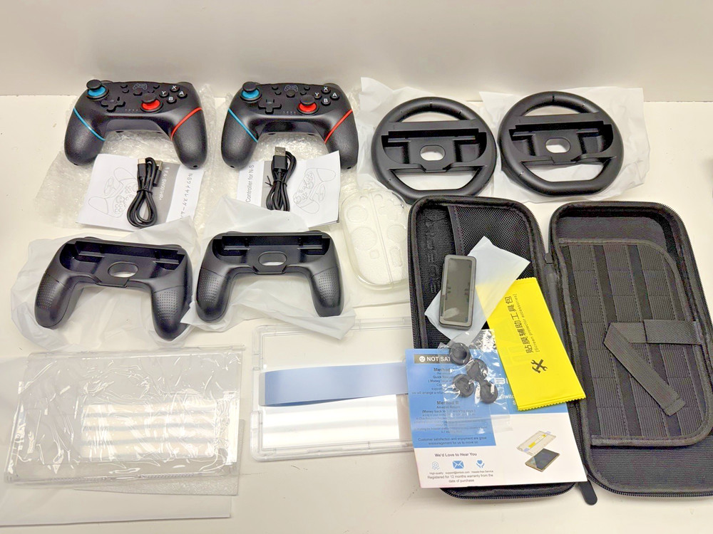 18-in-1 Accessories Bundle for Nintendo Switch with Carrying Case & Controllers