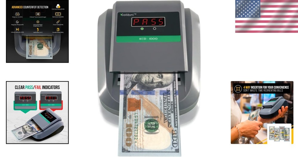KCD-1000 Bill Checker with Infrared Detection