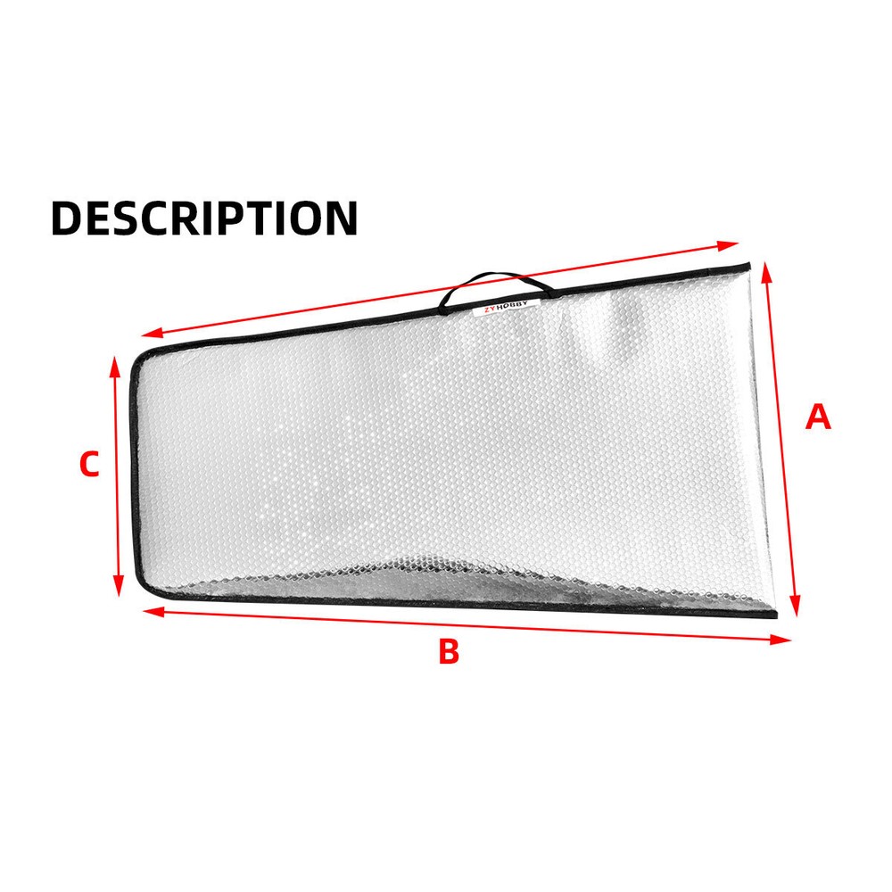 Layer Bubble Wing Bag Protective For 30E 70E 30CC 50CC 100CC RC Model Airplane