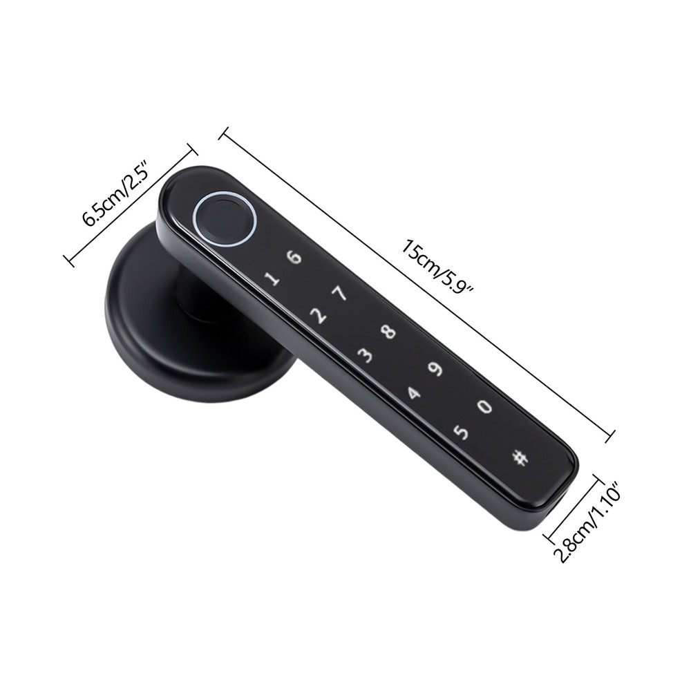 Fingerprint Smart Door Lock Biometric Door Lock With Handle Control New
