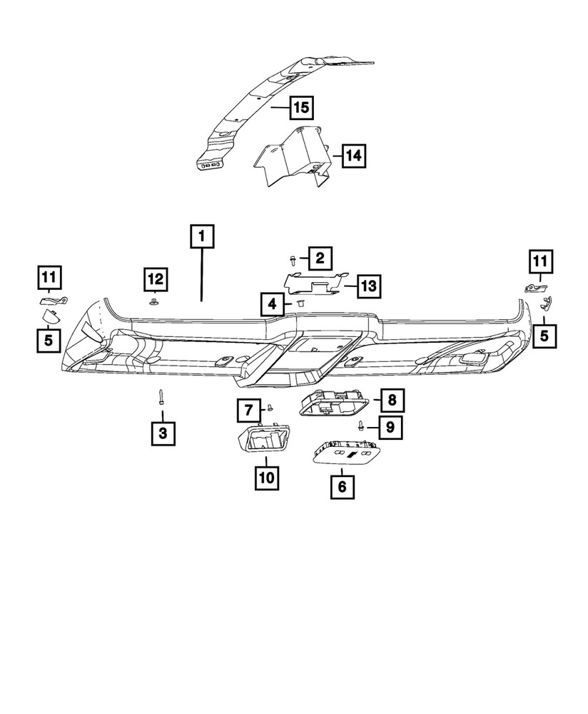 Genuine Mopar Bracket Left 68134320AA