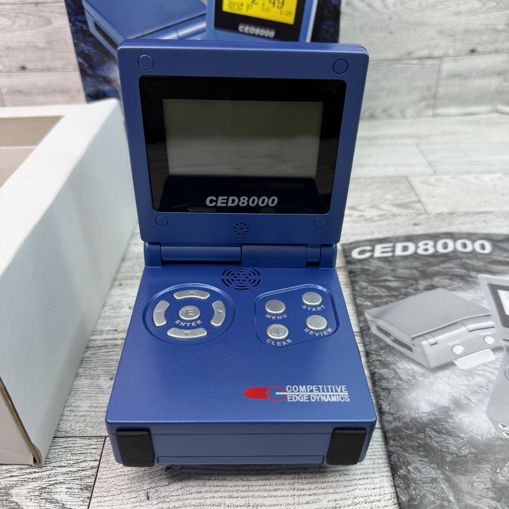 Competitive Edge Dynamics CED8000 Shot Timer With Box, Manual, Clip Works