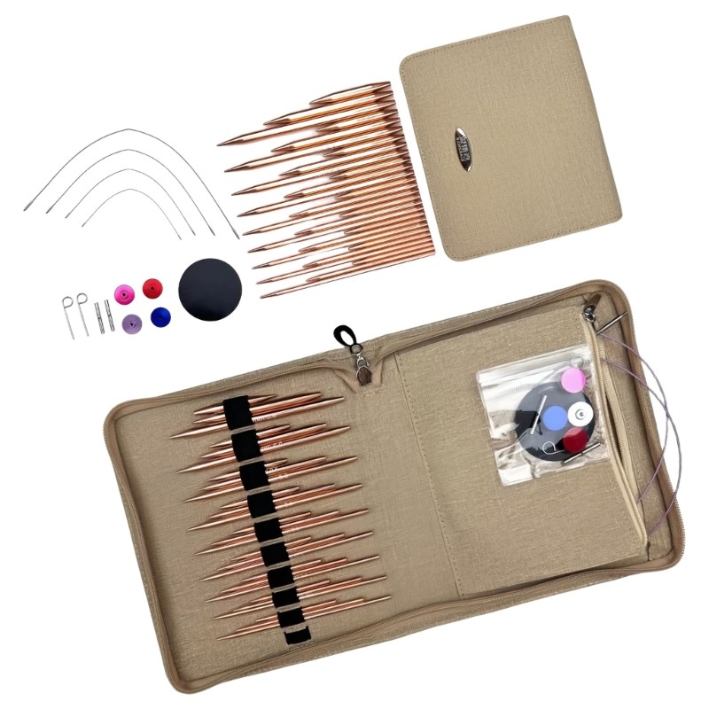 Interchangeable Circular Knitting Needle Handmade Tool for DIY Sweater Project