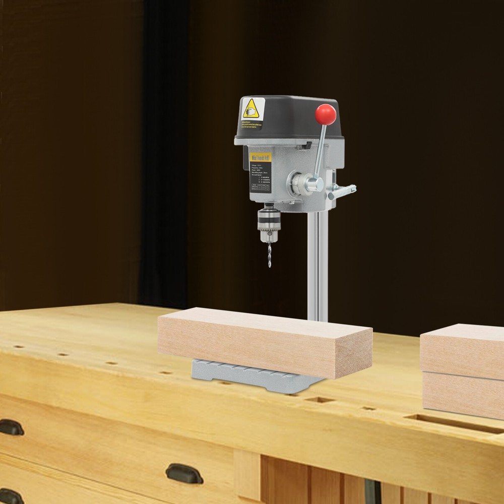 Mini Drill Press Bench Compact Small electric Drilling Machine Work 110V 340W