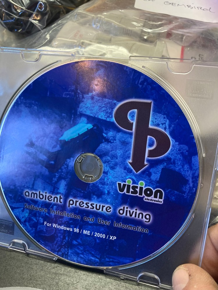 SilentDiving/Ambiennt Pressuree Vision Software DVD-Blue Version