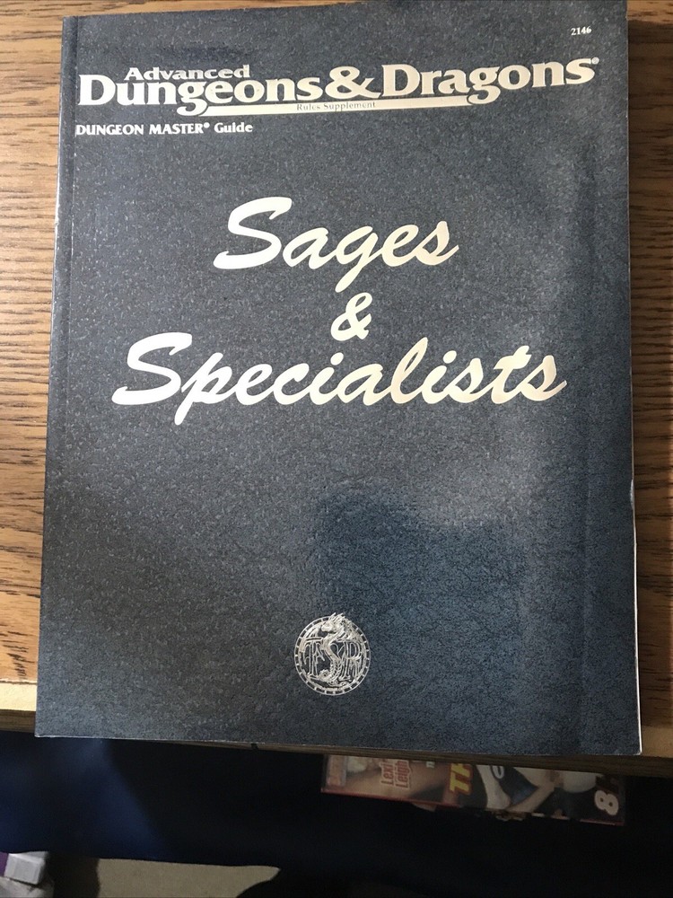 Sages and Specialists, DUNGEON MASTER GUIDE. 2146