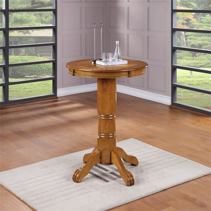 Boraam Florence Pub Table in Oak