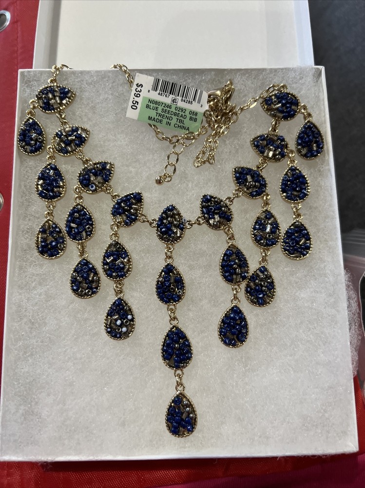 inc neclace beaded 18 inch stunning