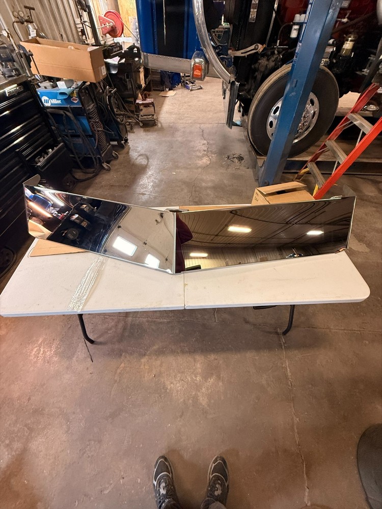 Peterbilt 589 12” Drop Visor for Flat Top Cab