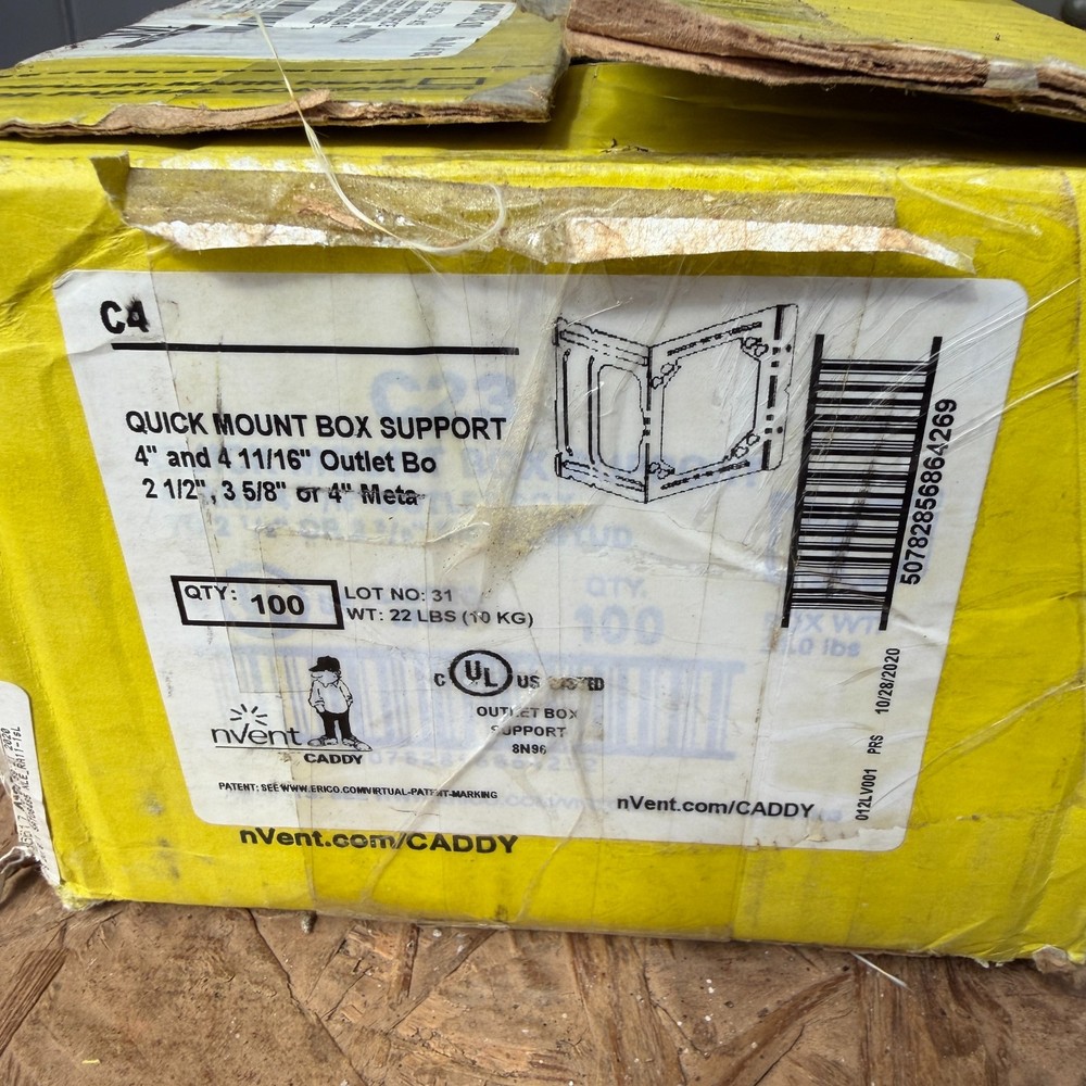Caddy C4 Quick Mount Box Support- 118 Total
