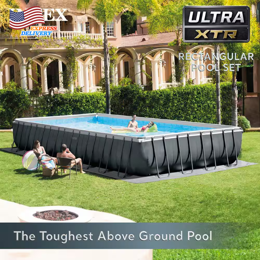 Ultra XTR 32 Ft. X 16 Ft. Rectangular Hard Sided above Ground Pool Set