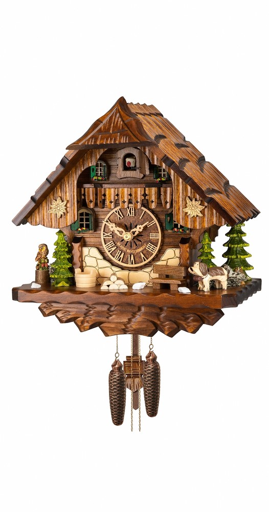 Cuckoo Clock Black Forest house EN 441/8 NEW