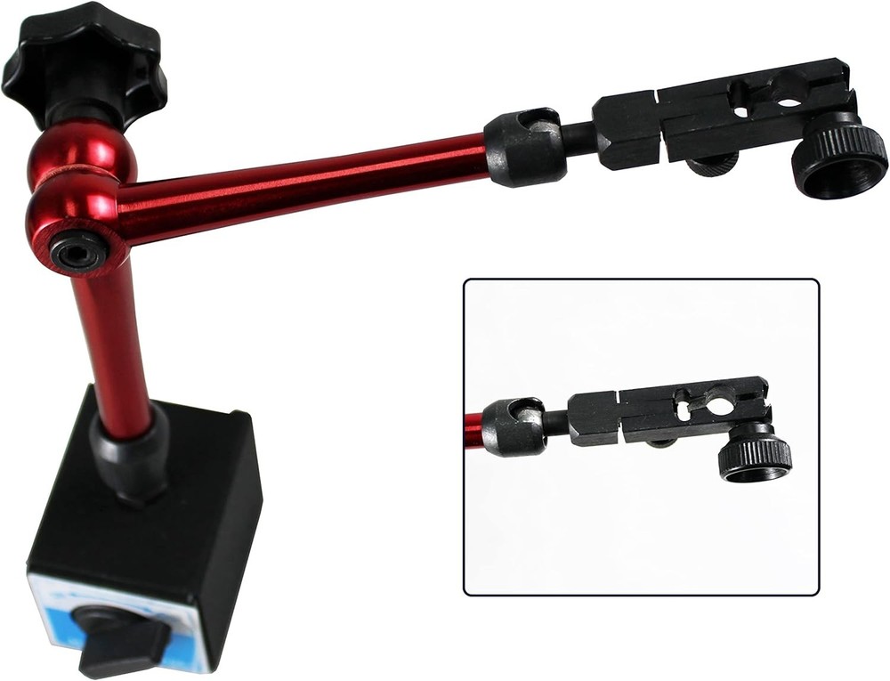 Versatile 14" Adjustable Magnetic Indicator Holder for Secure Measurements