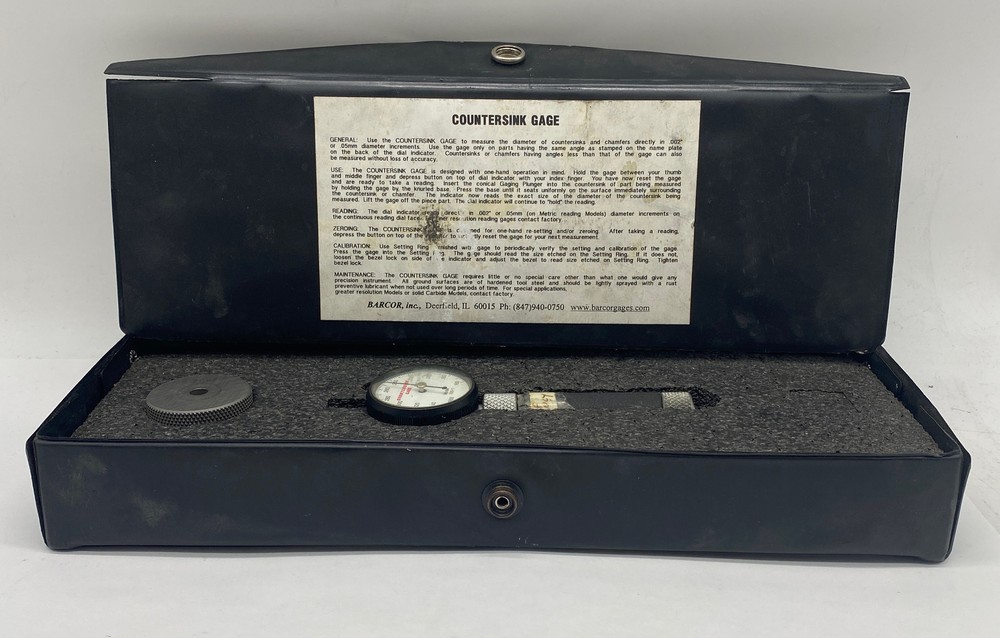 Barcor Inc. CM-266 RG Readout Dial Indicator. As Is