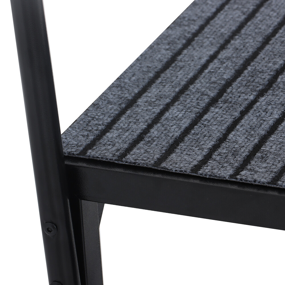 For 4 Step RV Steps with 2 Handrails w/Step Mat 660 lbs Load Capacity