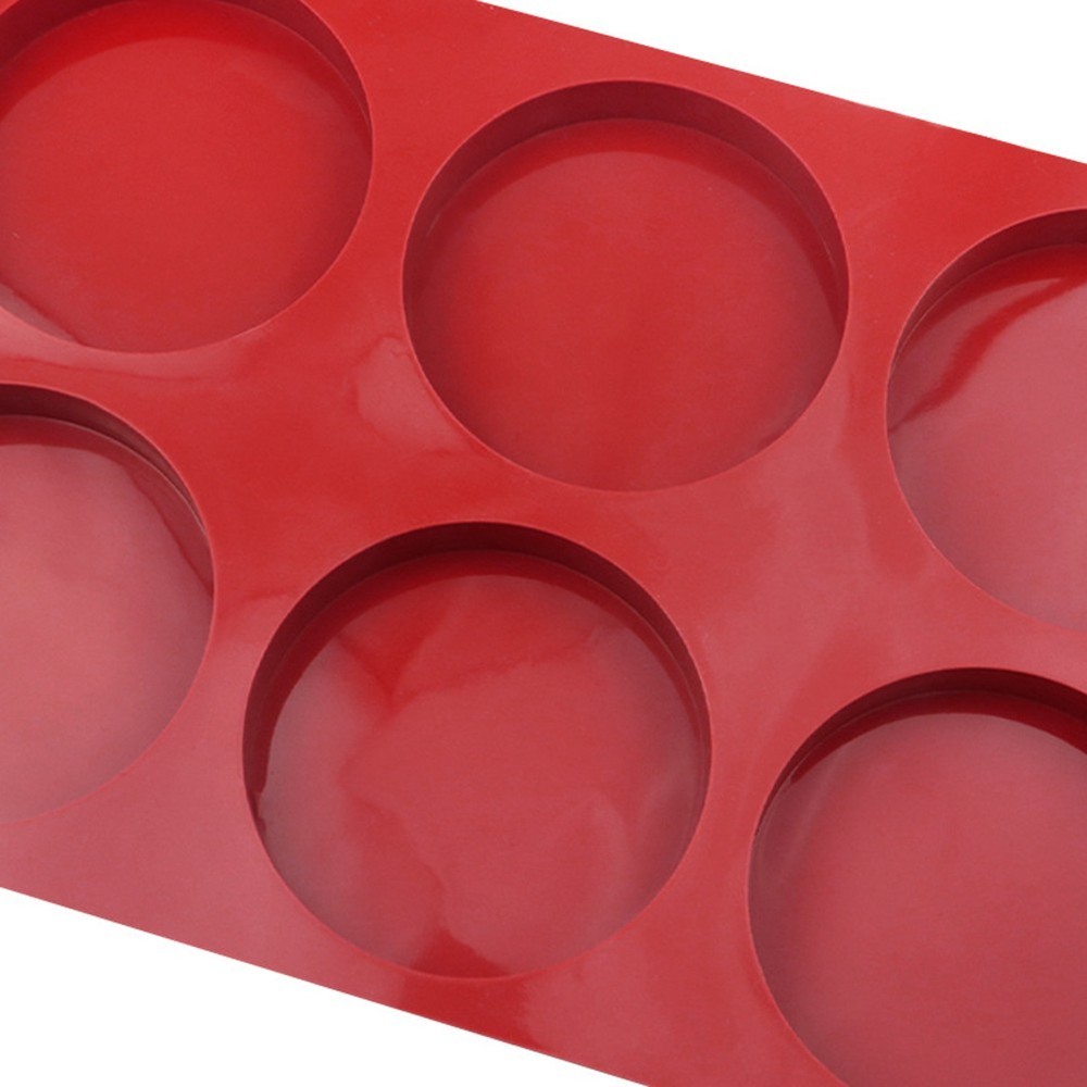 Silicone 6 Cavity Round For Cake for Easy DIY Baking and Chocolate Making