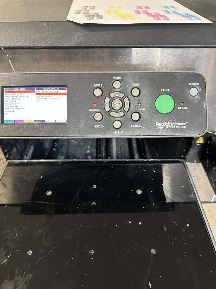 Anajet Ricoh DTG DTF Printer
