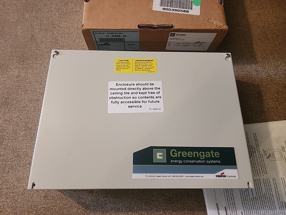 New Cooper Controls 01-022200-08 / GreenGate CK4-120NO, ControlKeeper 4