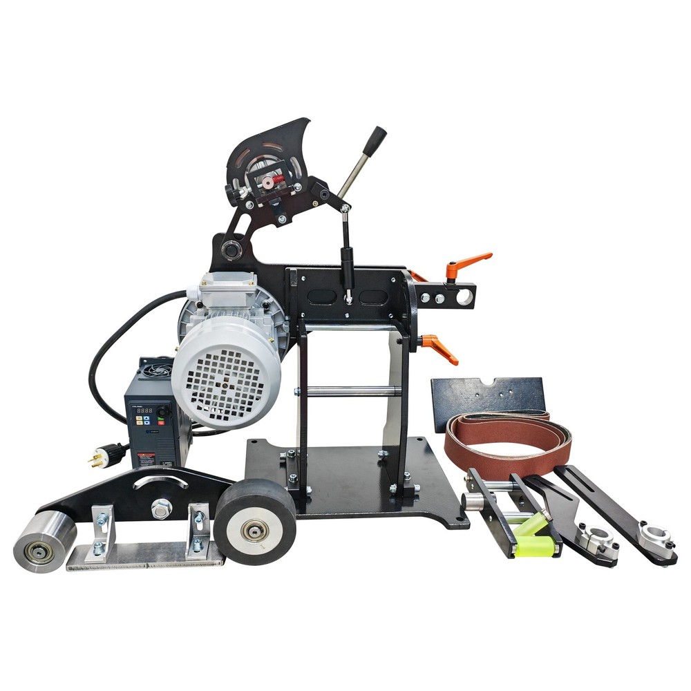 Multi-function Variable Speed Belt Sander Grinder Polisher Equipment 71"×2" 220V