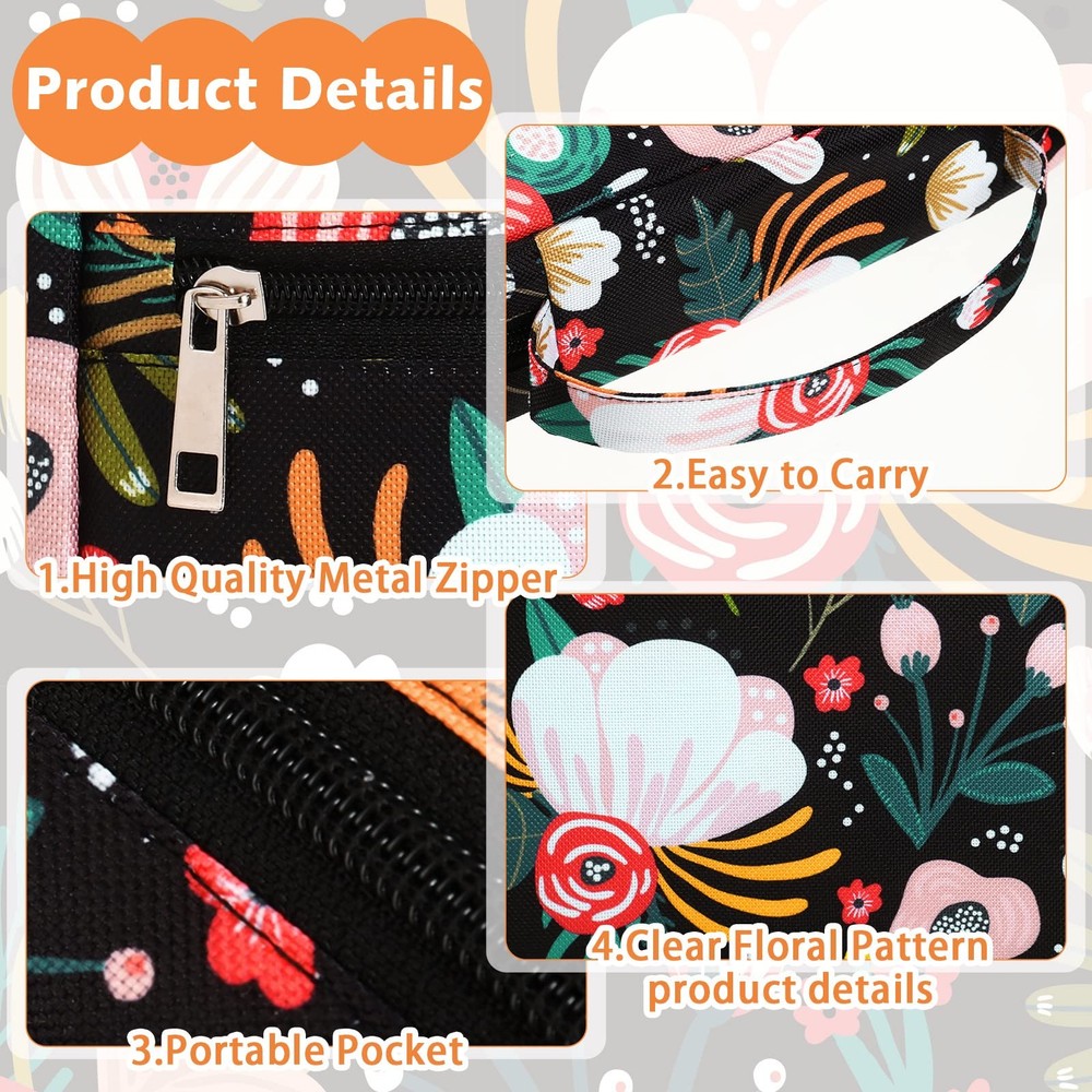 Bible Covers for Women Floral Scripture Bible Case