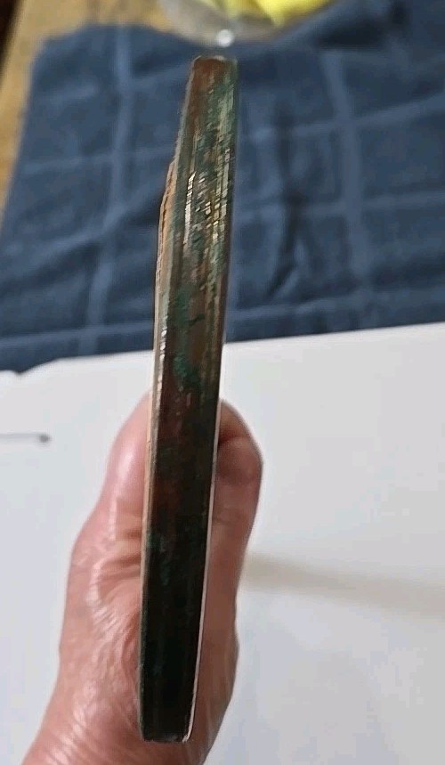 vintage hand-held vanity mirror