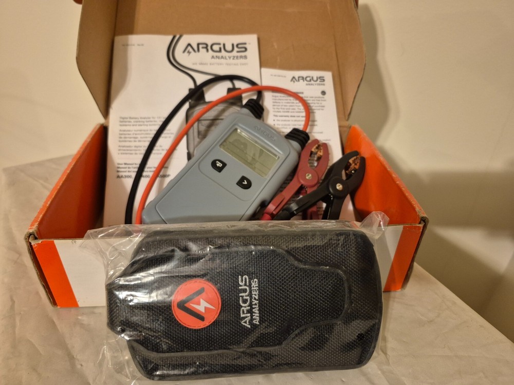Digital Battery Analyzer Argus Analyzers AA300 with Case