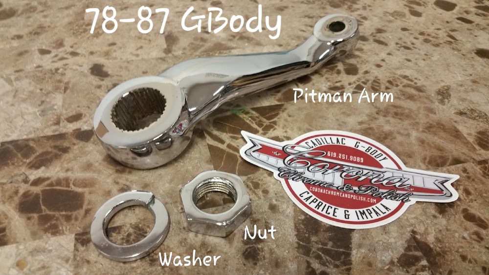 CHROME 605 Pitman Arm 78-87 GBODY