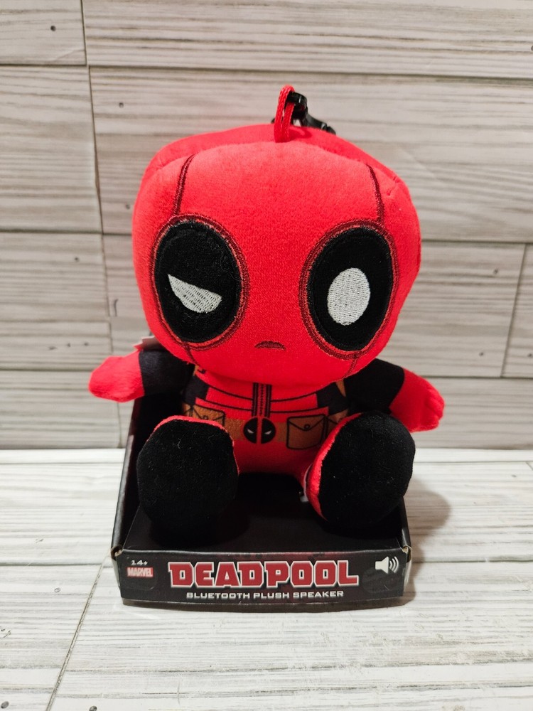 Deadpool Marvel 6" Plush Bluetooth Speaker with Clip Bitty Boomers